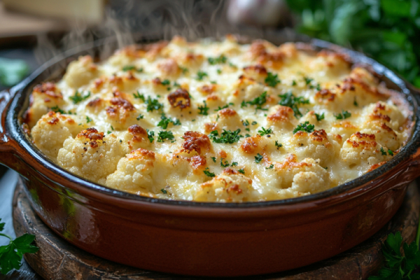 Взбиваю яйца со сметаной и заливаю цветную капусту &mdash; запеканка получается такой нежной, что тает во рту