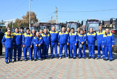 Жетысай становится чище: коммунальные службы получили современное оборудование