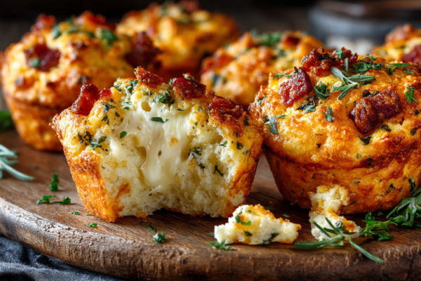 Пицца ушла на покой: пеку маффины с беконом, оливками и сыром &mdash; домашние теперь только их просят