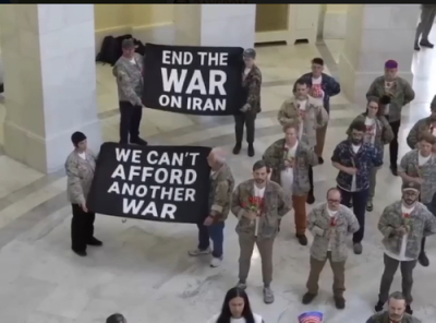 &laquo;Остановите войну с Ираном&raquo;: около сотни американских ветеранов задержаны в Конгрессе