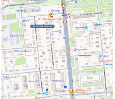 Движение на участке улицы Розыбакиева ограничат в Алматы до утра