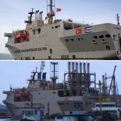 Турецкая плавэлектростанция Belgin Sultan поможет Кубе с энергоснабжением