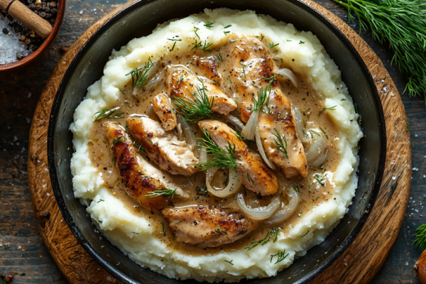 Фрикасе из курицы без грибов: нежнейшая грудка с подливой, которая не надоедает