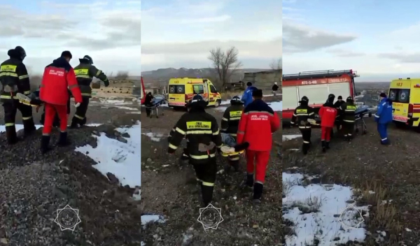 Подросток упал с обрыва в Темиртау