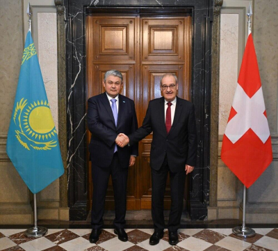 Глава МИД Казахстана провел переговоры с вице-президентом Швейцарии