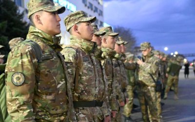 Курсанты Актюбинского ВИСВО отправились на парад Победы в Астану