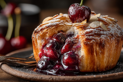 Этот вишневый краффин &mdash; пасхальный шедевр, который затмит кулич. Слоеное чудо с миндалем и цитрусом