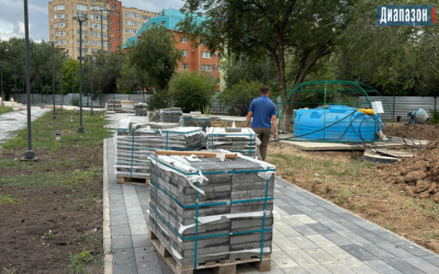 Работы в сквере за Конысом возобновят с завтрашнего дня