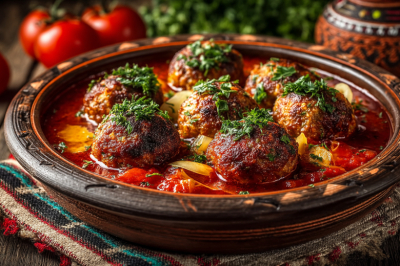 Балую семью не только в Великий пост, но и круглый год: тефтели без грамма мяса в томатном соусе
