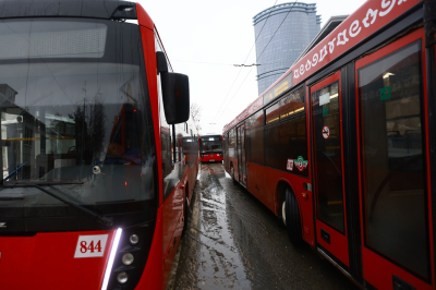 Маршруты автобусов №89а и №93 в Казани изменились из-за снегопада