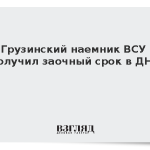 Грузинский наемник ВСУ получил заочный срок в ДНР