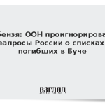 Небензя: ООН проигнорировала запросы России о списках погибших в Буче