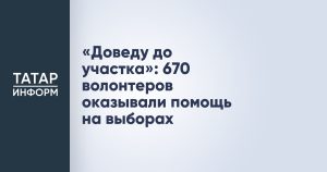 «Доведу до участка»: 670 волонтеров оказывали помощь на выборах