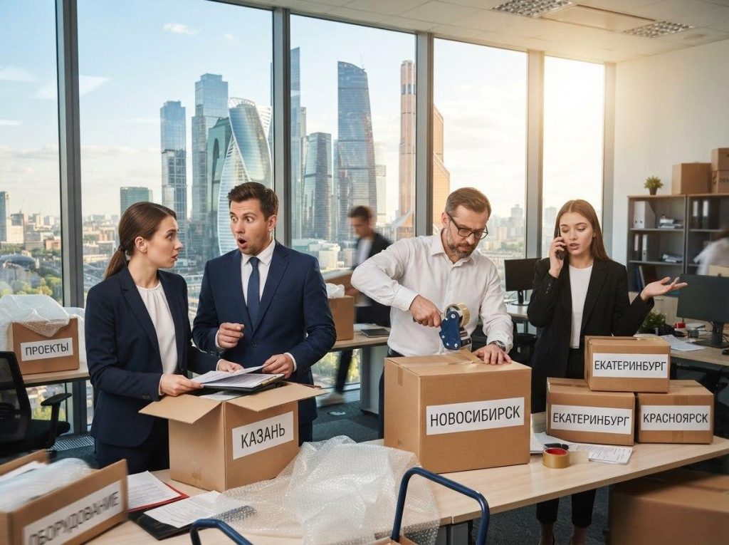 Москва пустеет: Корпорации пакуют чемоданы. Куда и зачем Путин отправляет главные компании страны