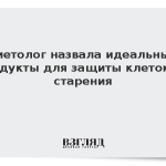 Диетолог назвала идеальные продукты для защиты клеток от старения