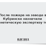 После пожара на заводе в Кубринске назначили генетическую экспертизу тел