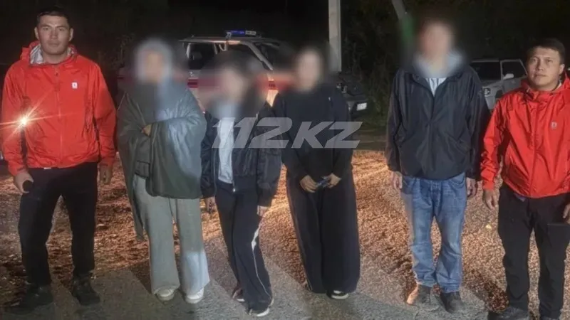 Алматыда төрт турист таудан түсу кезінде адасып кеткен