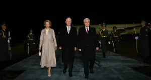 Тоқаев Астана әуежайында Бельгия королі мен королевасын қарсы алды