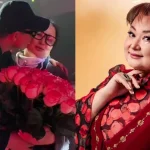«Жүрегіме қуаныш сыйлаған сәт»: Роза Әлқожа жас жігіттен гүл шоқтарын алды