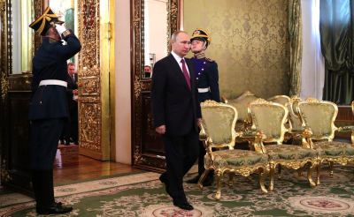 Путин встретил президента Танзании в Кремле